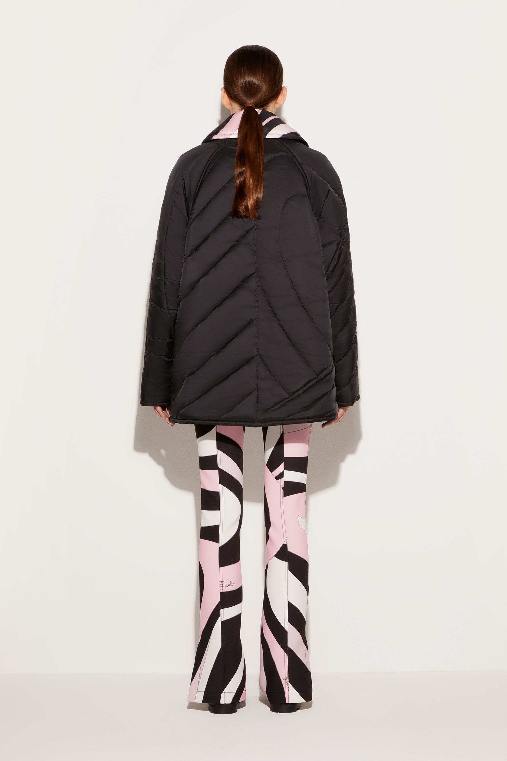Iride-Print Quilted Coat View 4 - Pucci