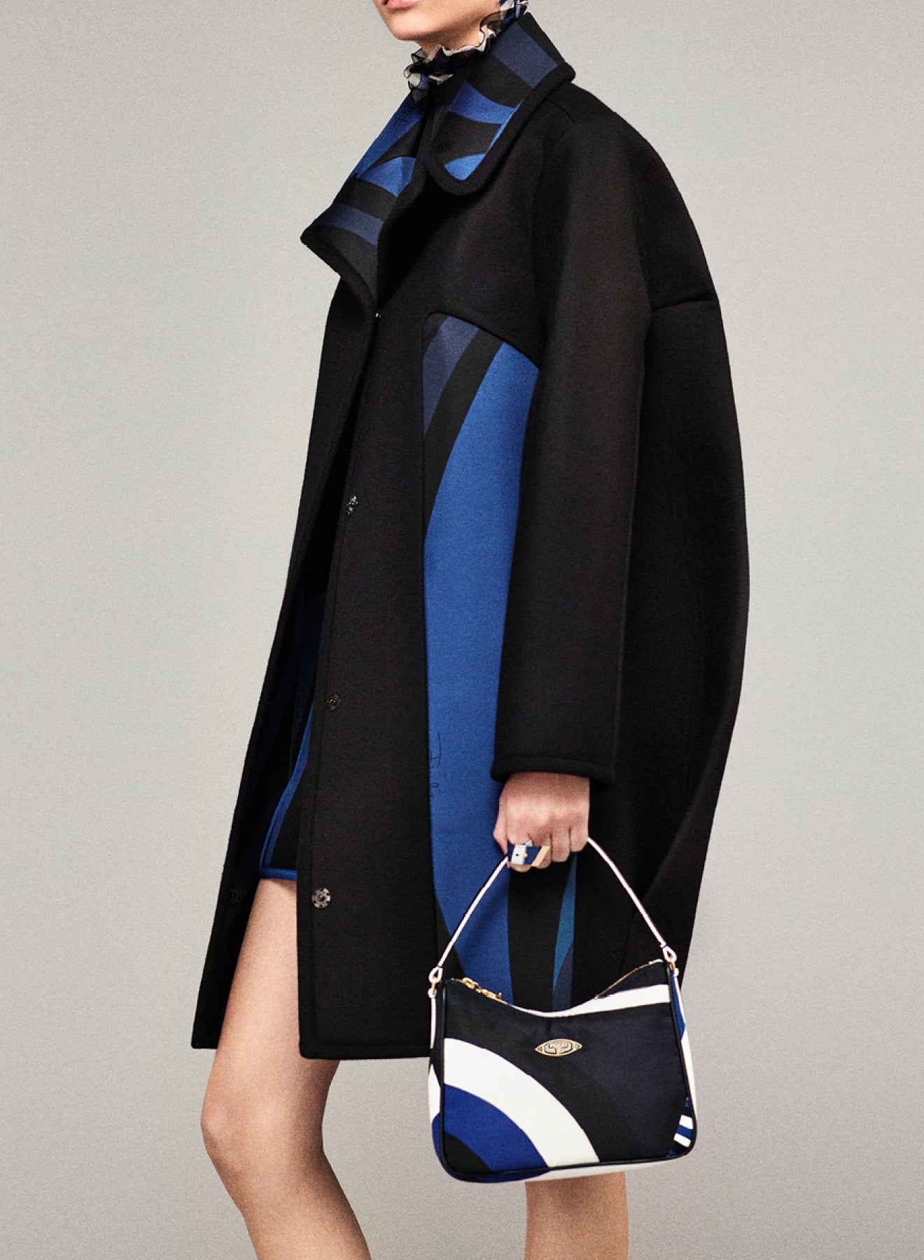 Marmo-Print Coat View 6 - Pucci