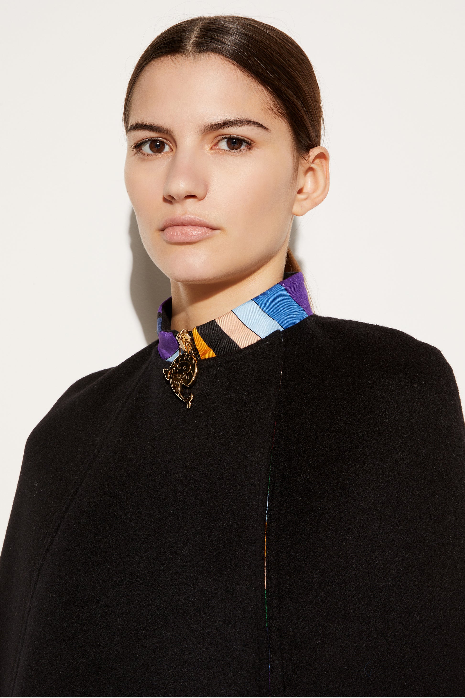 Wool Cape View 5 - Pucci