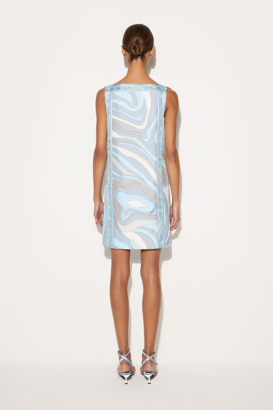 Marmo-Print Silk-Twill Dress View 4 - Pucci