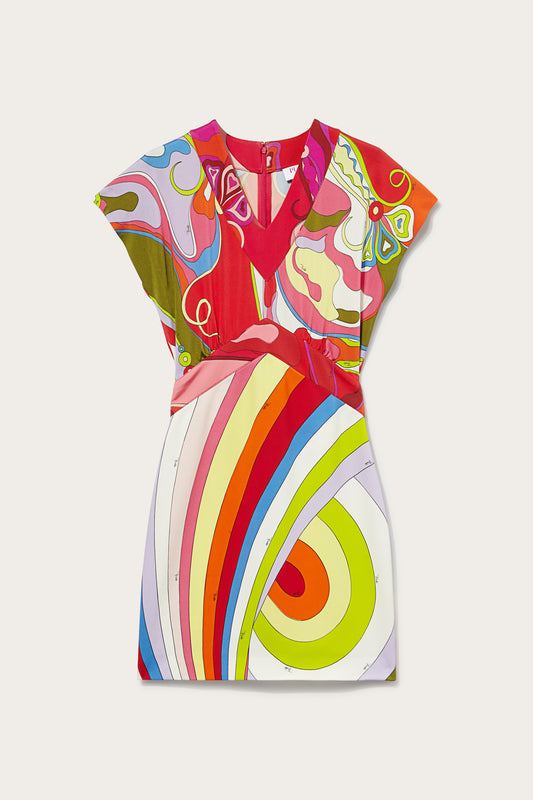 Orchidee And Iride-Print Dress View 1 - Pucci