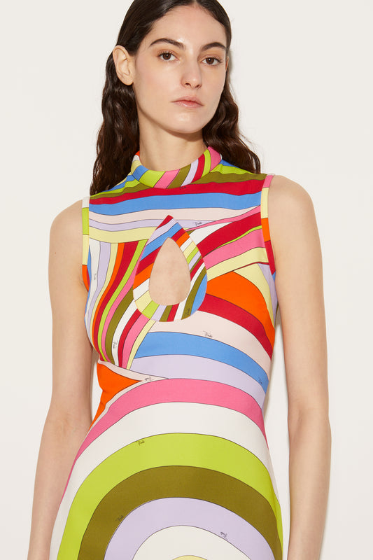 Iride-Print Mini Dress View 5 - Pucci
