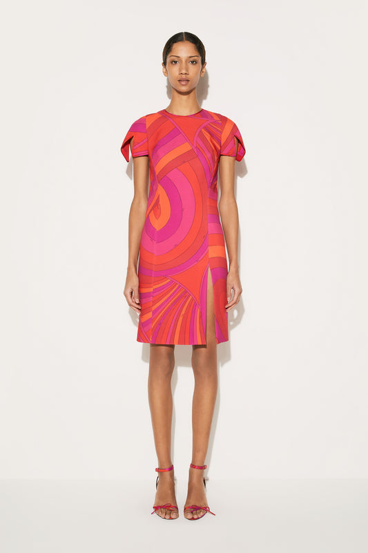 Iride-Print Midi Dress View 2 - Pucci
