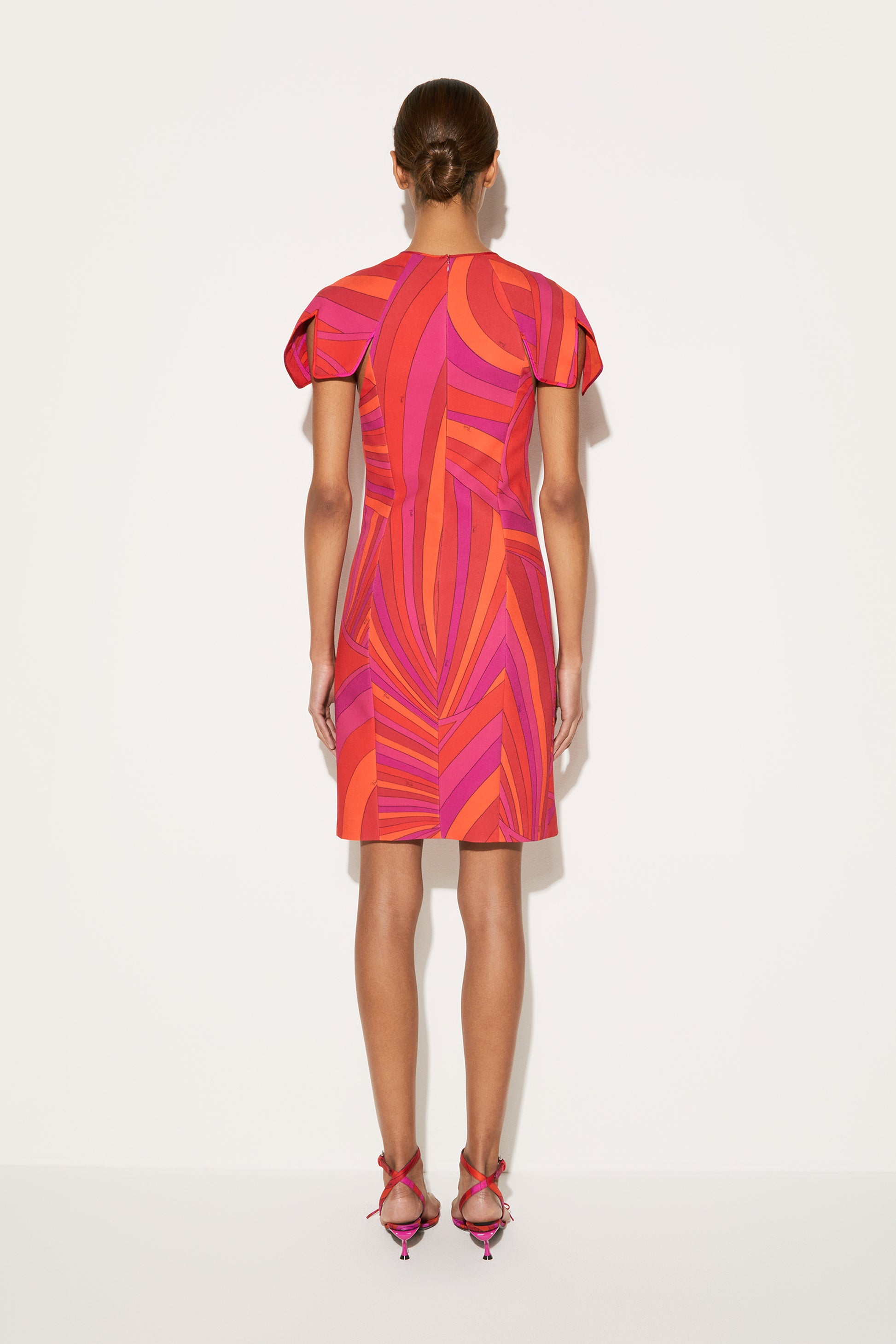 Iride-Print Midi Dress View 4 - Pucci