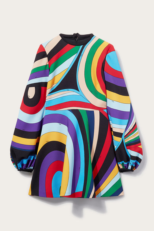 Iride-Print Mini Dress View 1 - Pucci