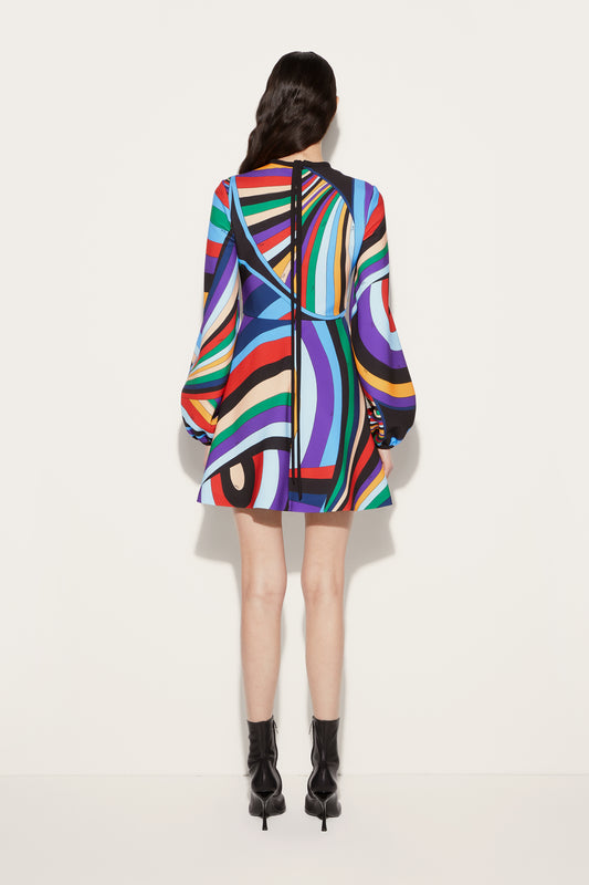 Iride-Print Mini Dress View 4 - Pucci