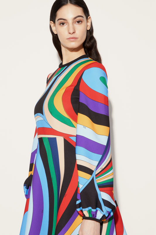 Iride-Print Mini Dress View 5 - Pucci