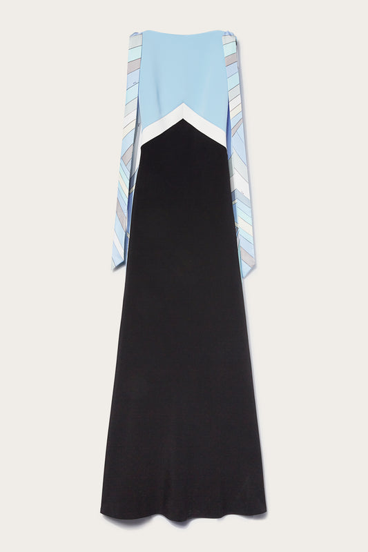 Colourblock Long Dress View 1 - Pucci