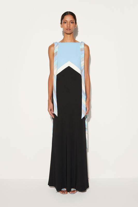Colourblock Long Dress View 2 - Pucci