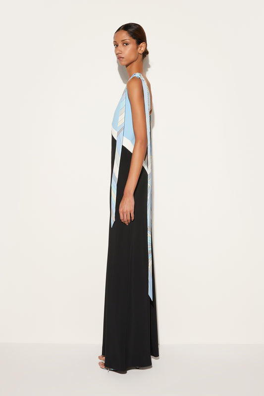 Colourblock Long Dress View 3 - Pucci