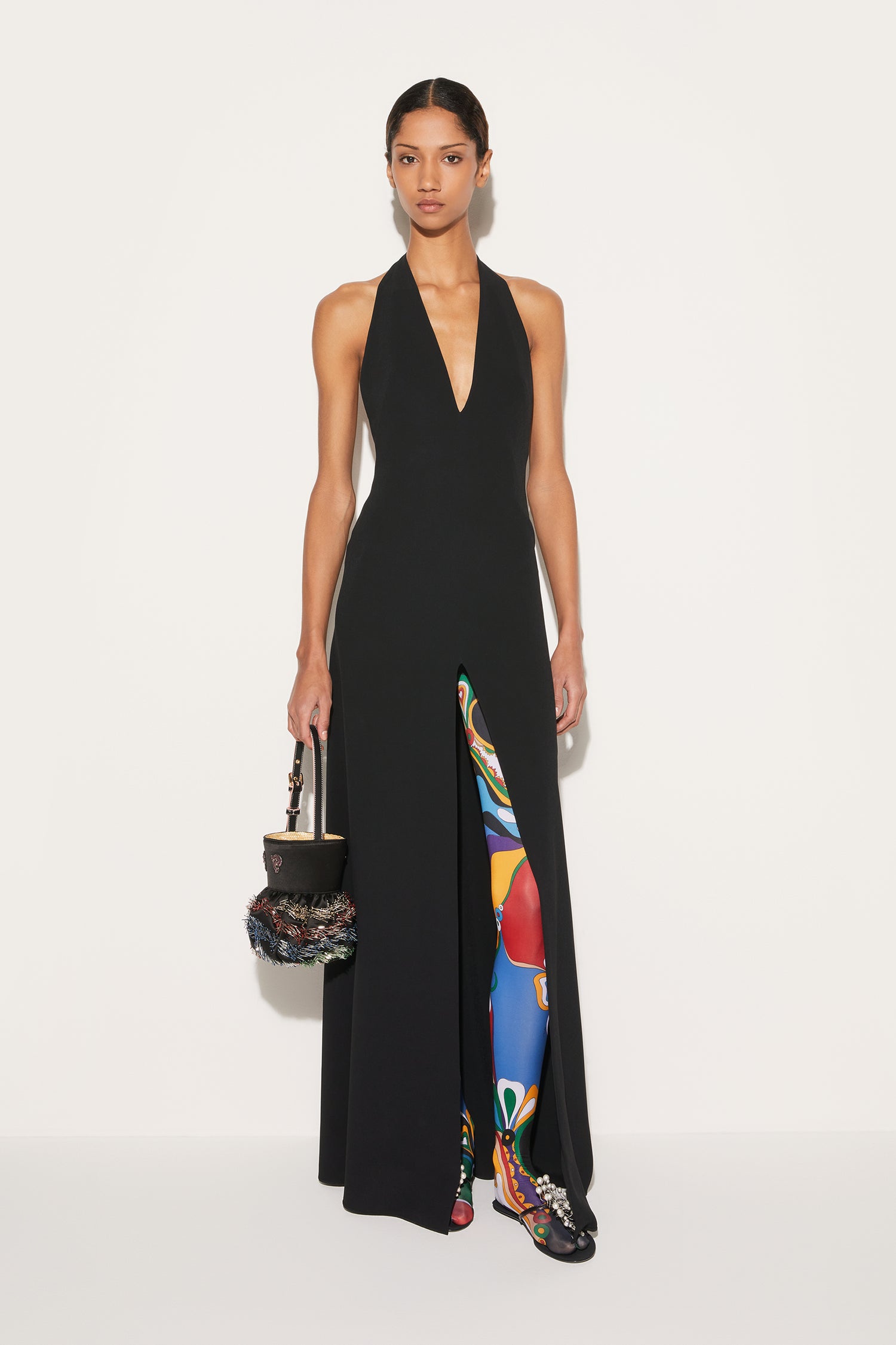 Halterneck Long Dress View 2 - Pucci