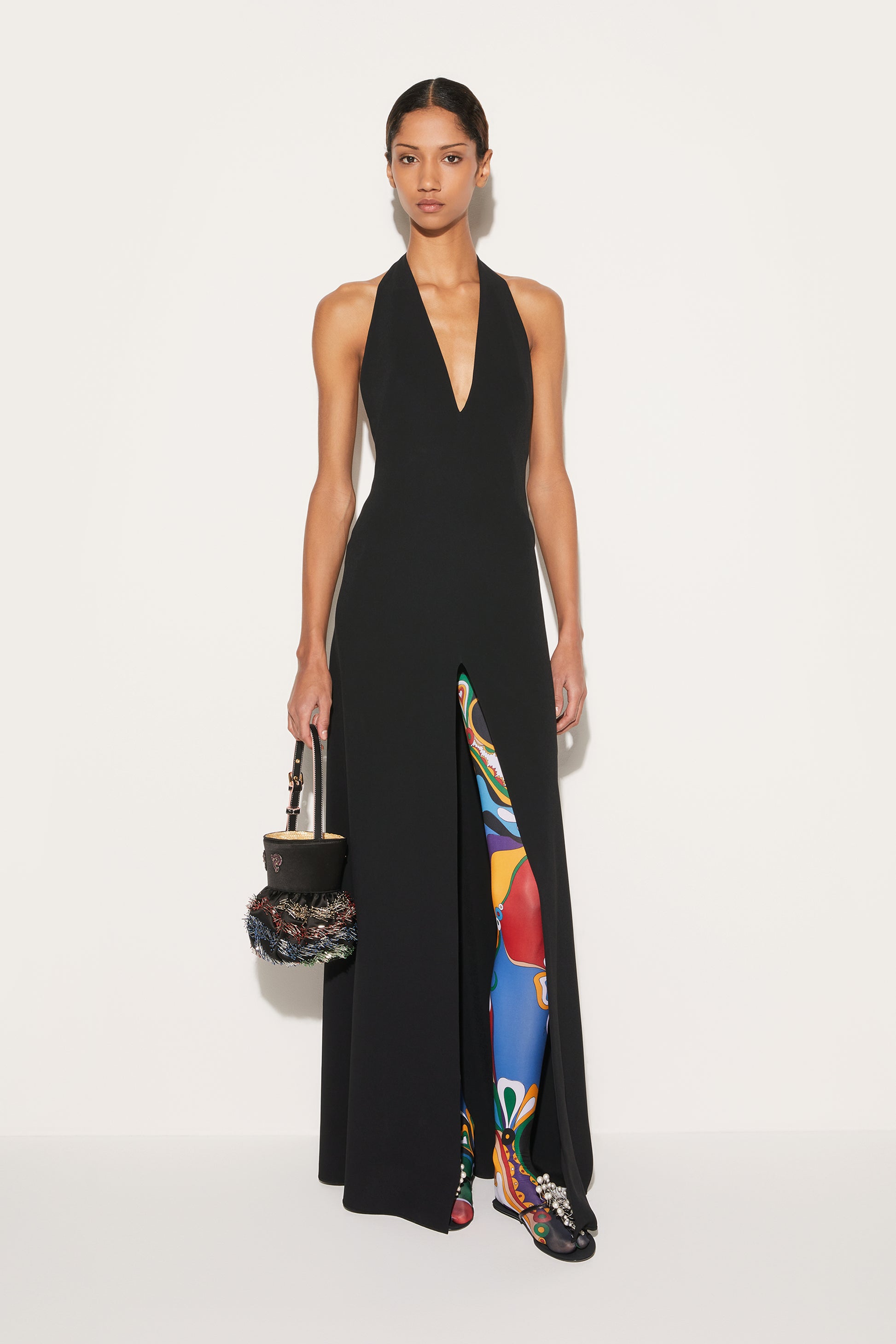 Halterneck Long Dress View 2 - Pucci