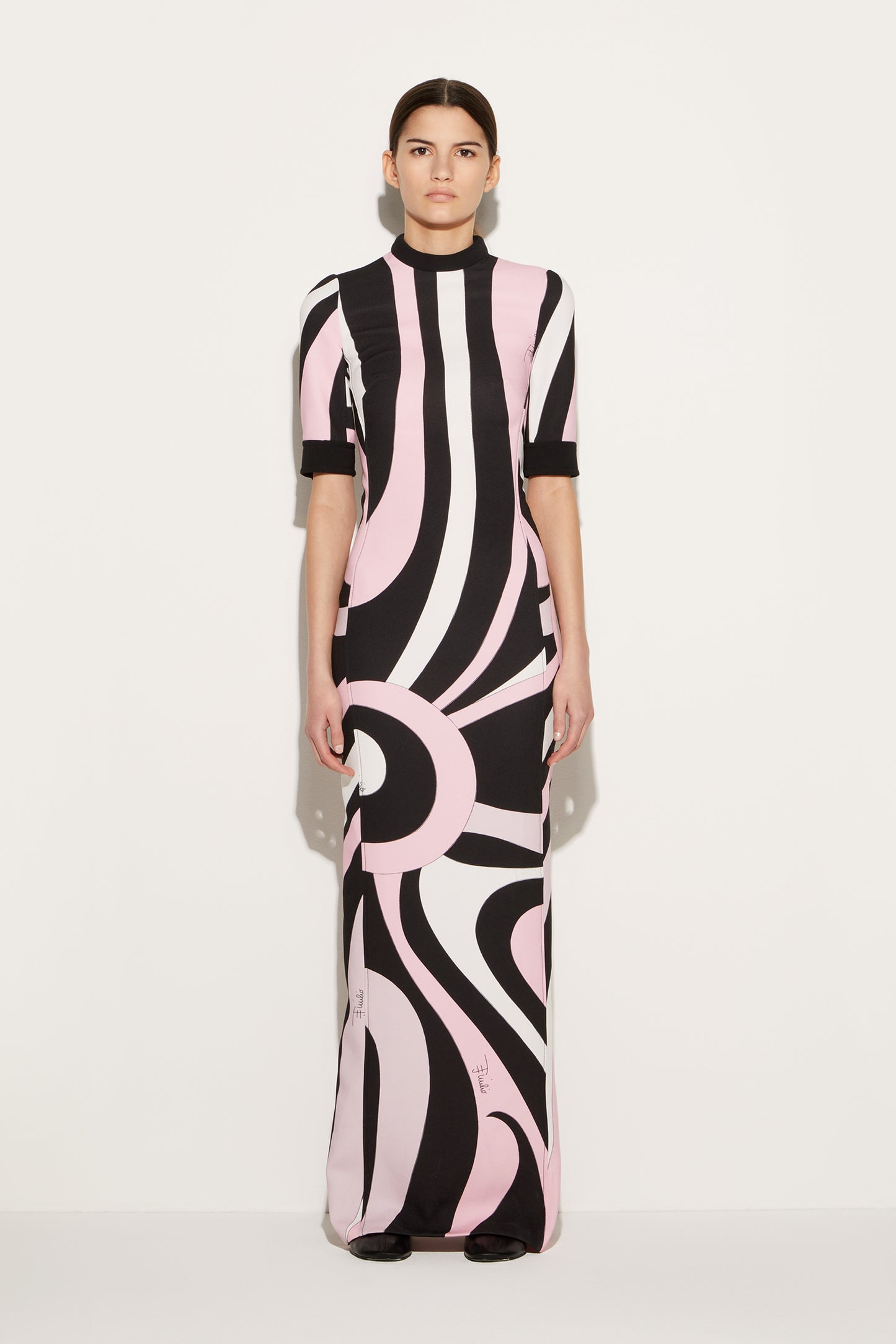 Marmo-Print Long Dress View 2 - Pucci