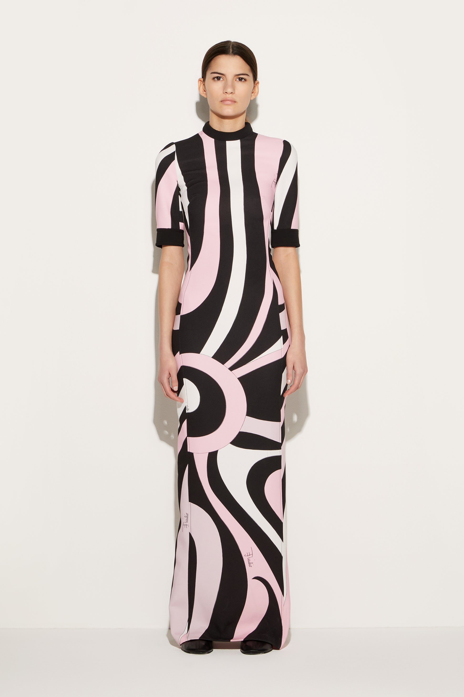 Marmo-Print Long Dress View 2 - Pucci