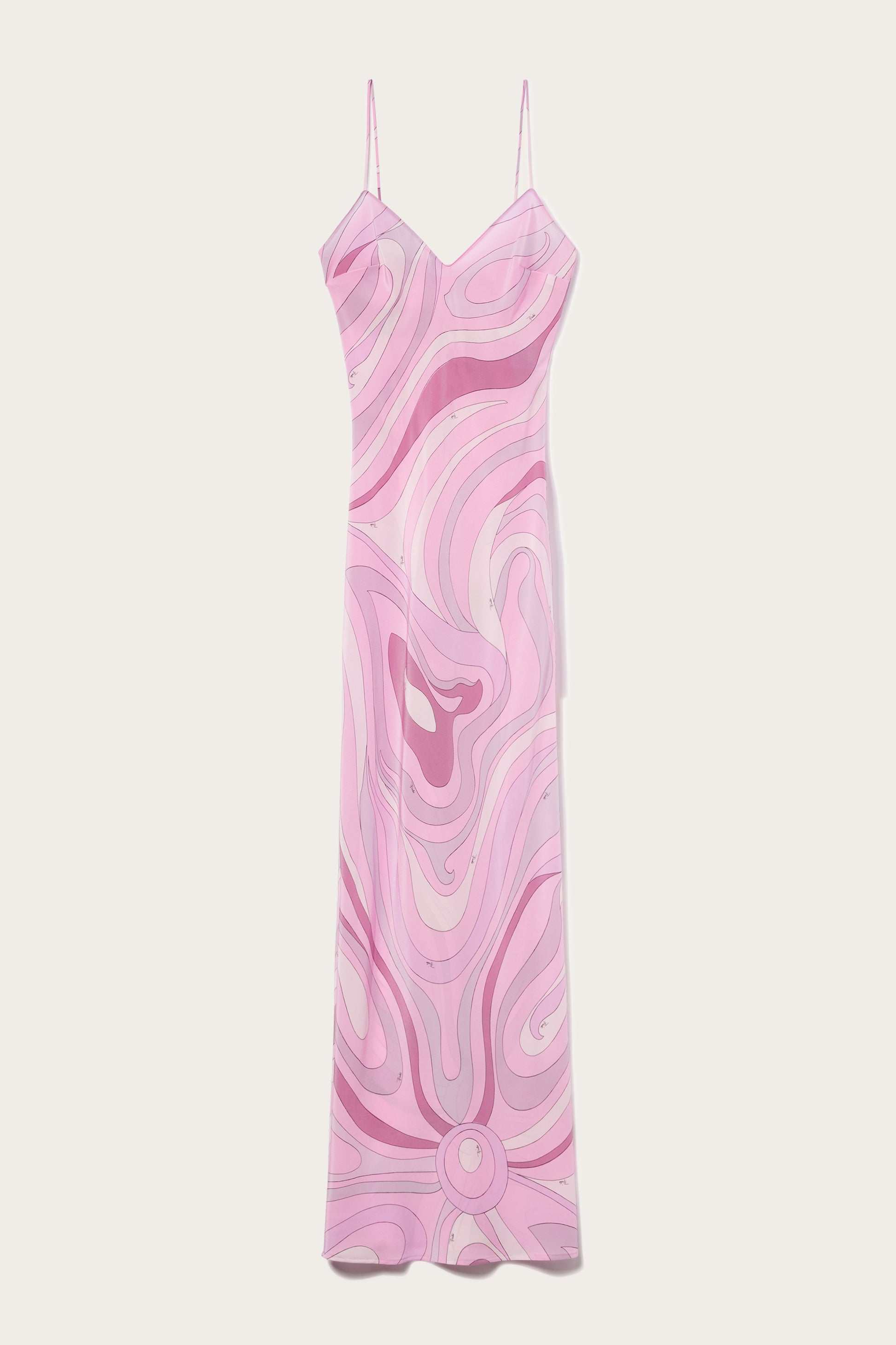Marmo-Print Silk Dress View 1 - Pucci