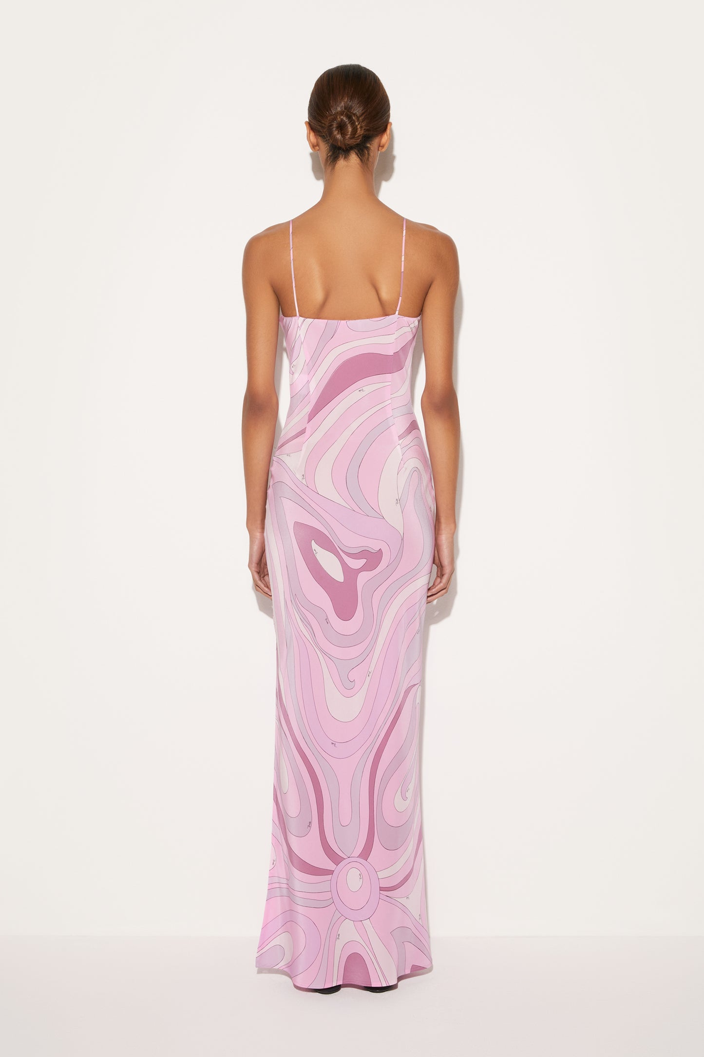 Marmo-Print Silk Dress View 4 - Pucci