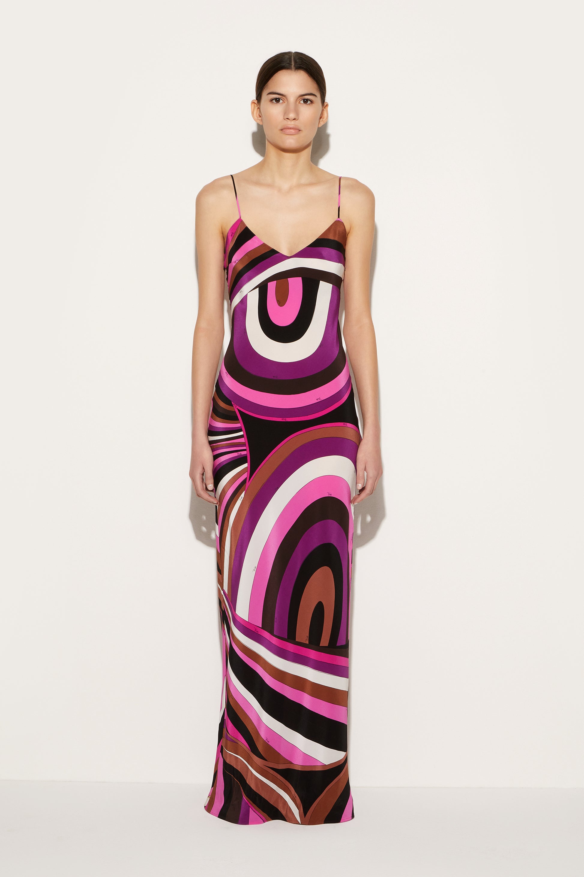 Iride-Print Silk Dress View 2 - Pucci