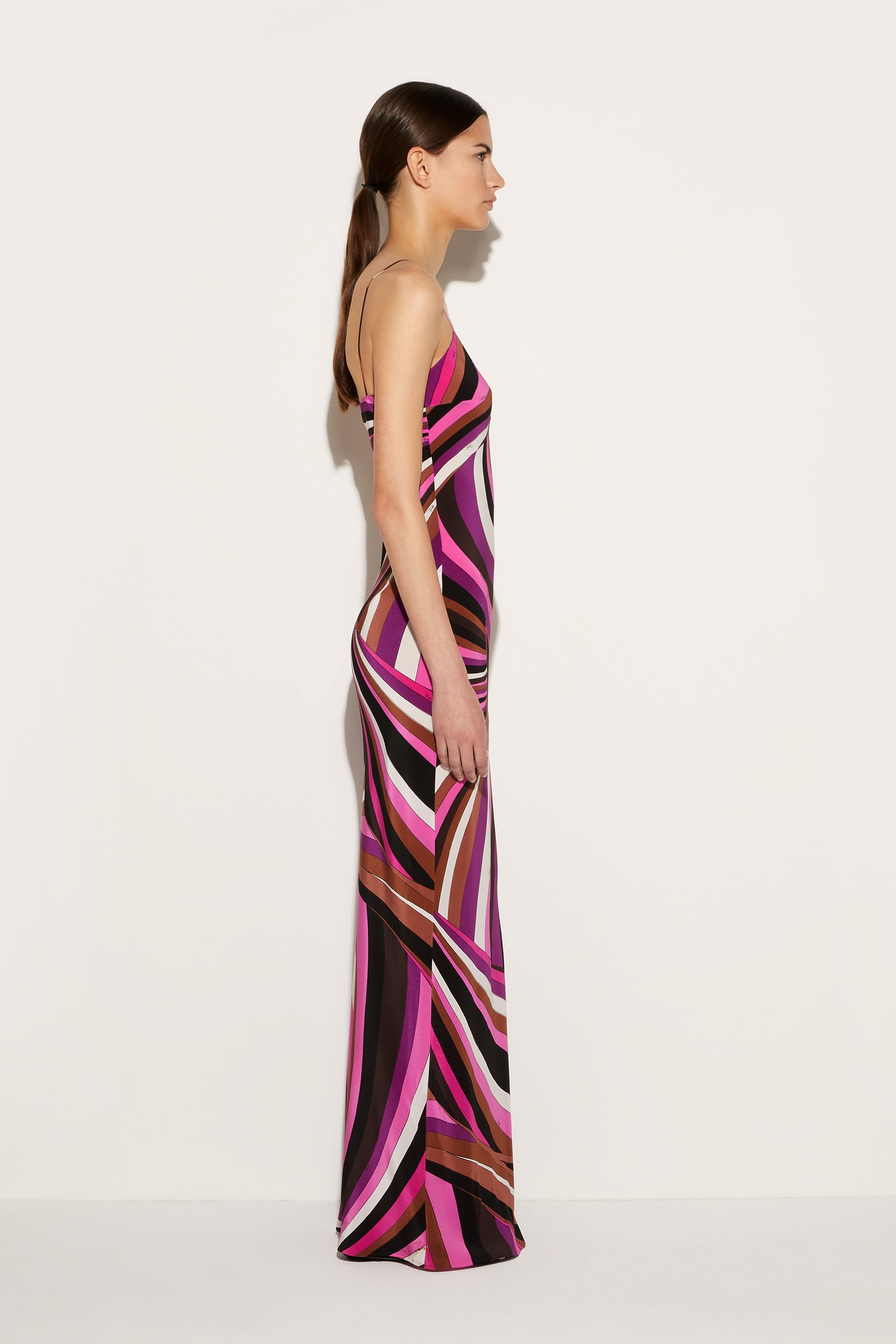 Iride-Print Silk Dress View 3 - Pucci