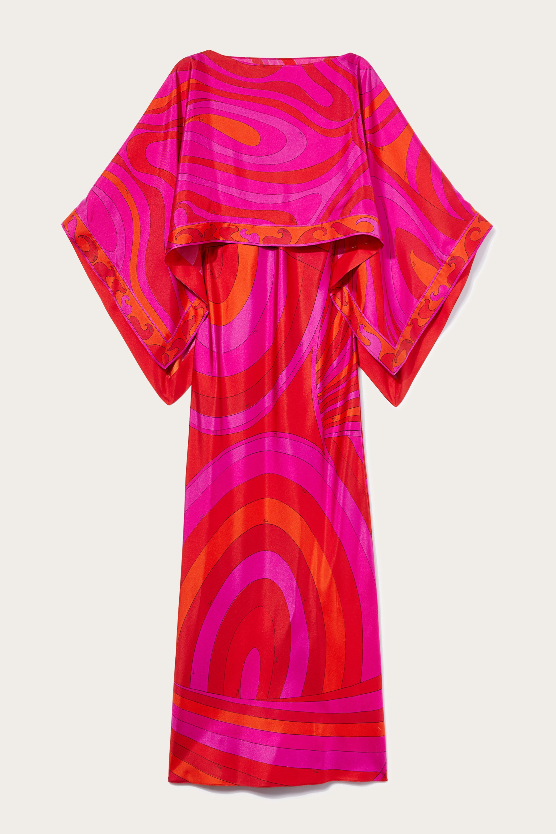 Iride And Marmo-Print Silk-Twill Dress View 1 - Pucci