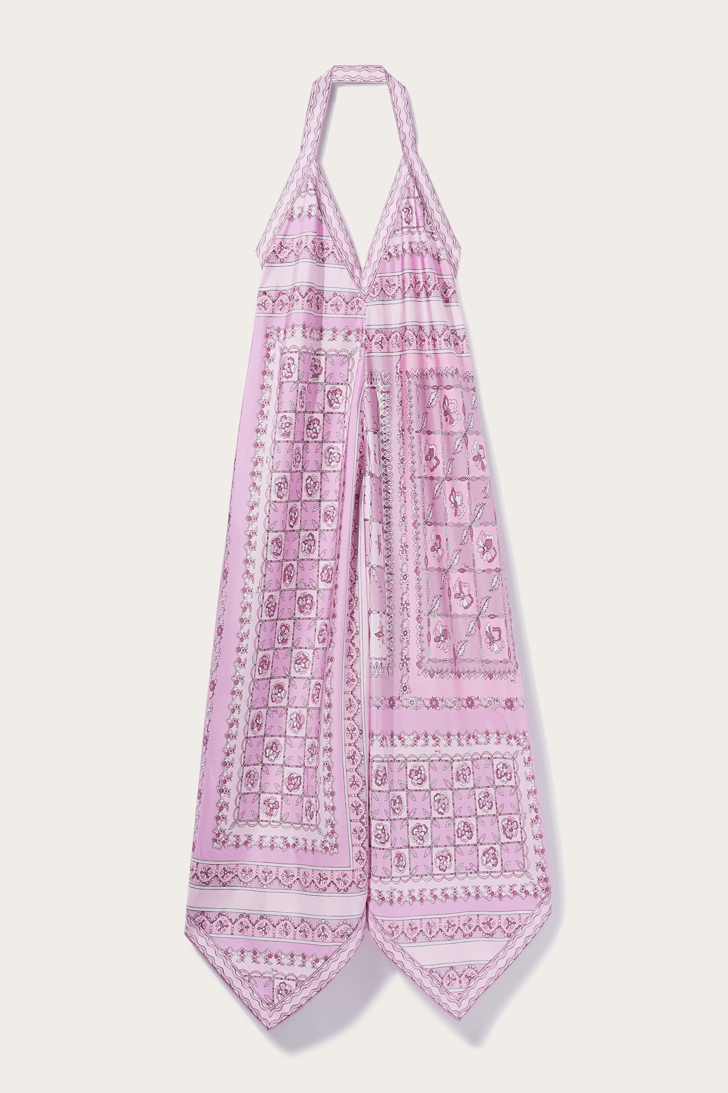Festa-Print Silk-Twill Dress View 1 - Pucci