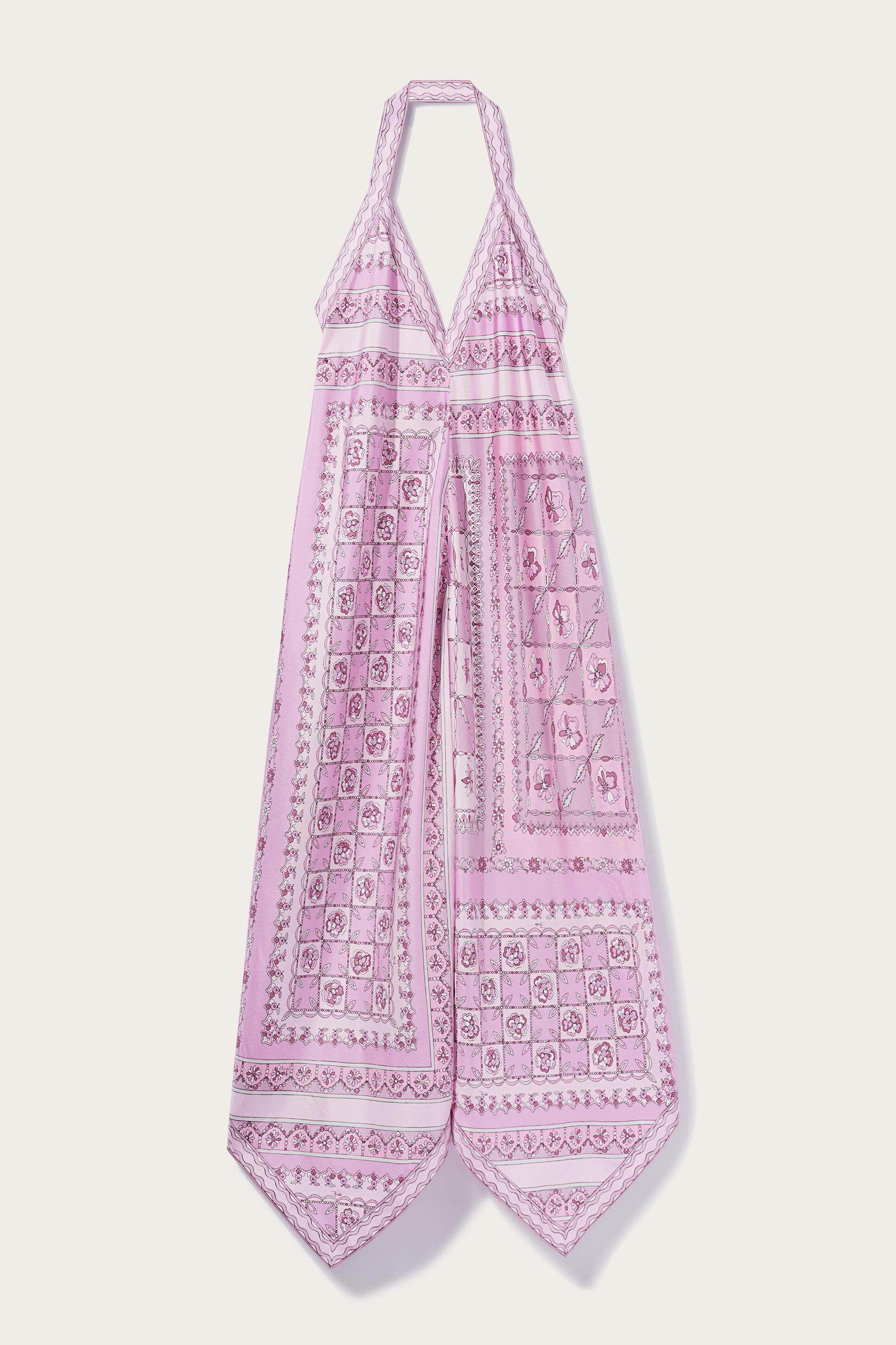 Festa-Print Silk-Twill Dress View 1 - Pucci