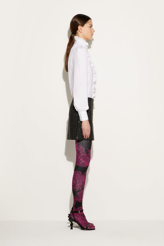 Ruffled Cotton Shirt View 3 - Pucci