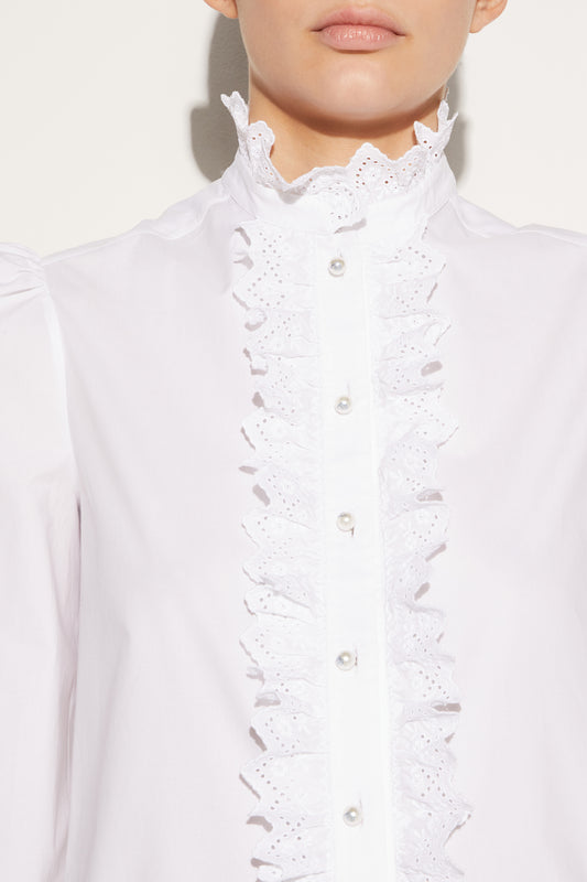 Ruffled Cotton Shirt View 5 - Pucci