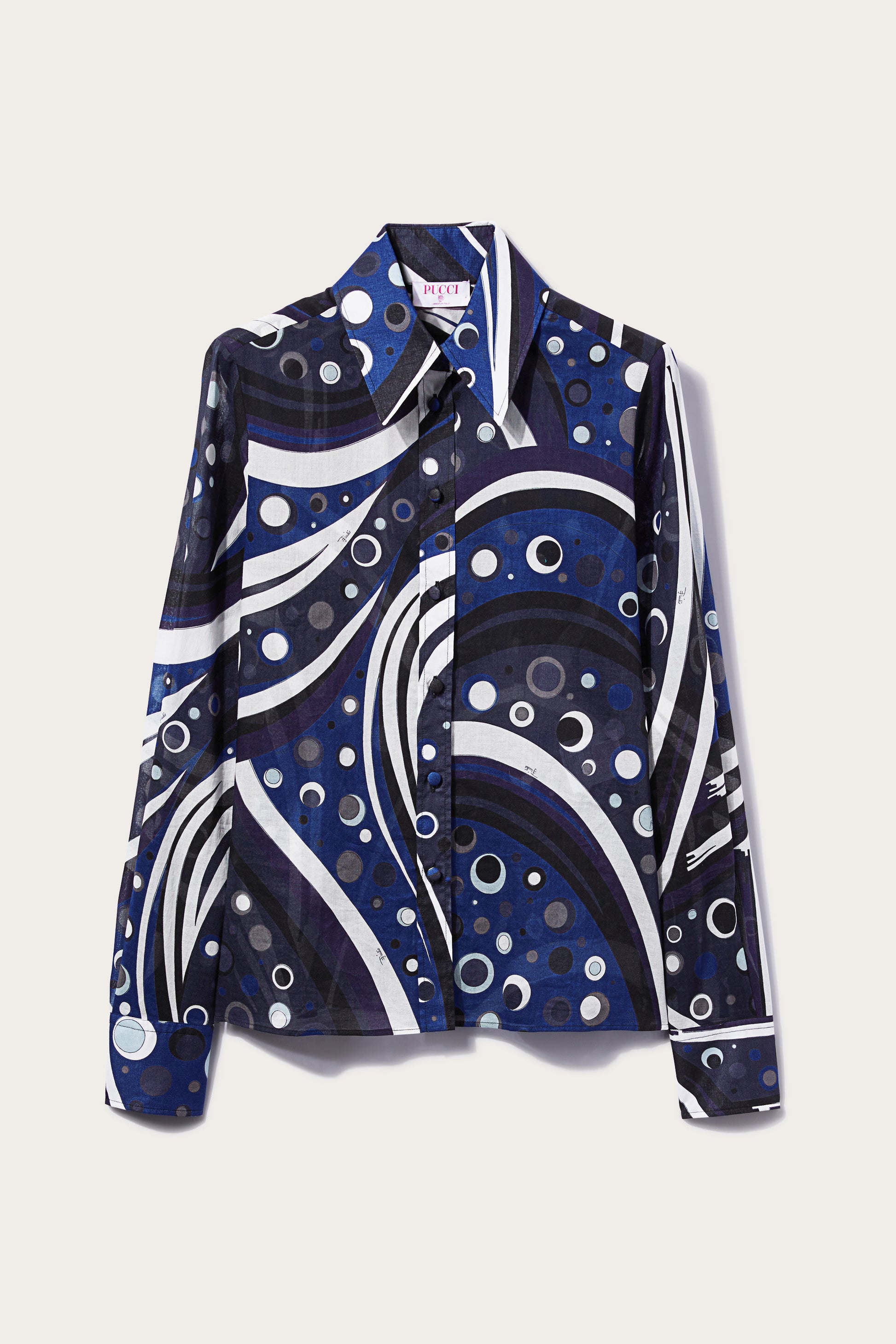 Fontane-Print Cotton Shirt View 1 - Pucci
