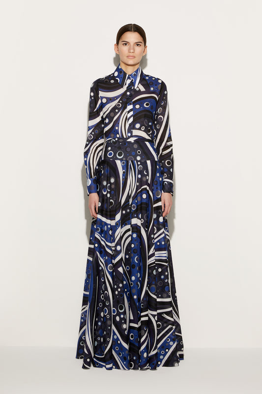 Fontane-Print Cotton Shirt View 2 - Pucci
