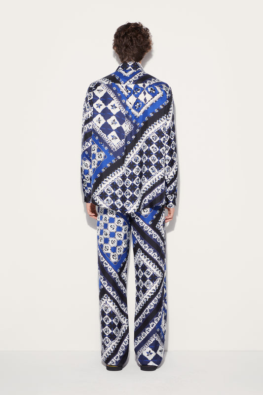 Festa-Print Silk-Twill Shirt View 4 - Pucci