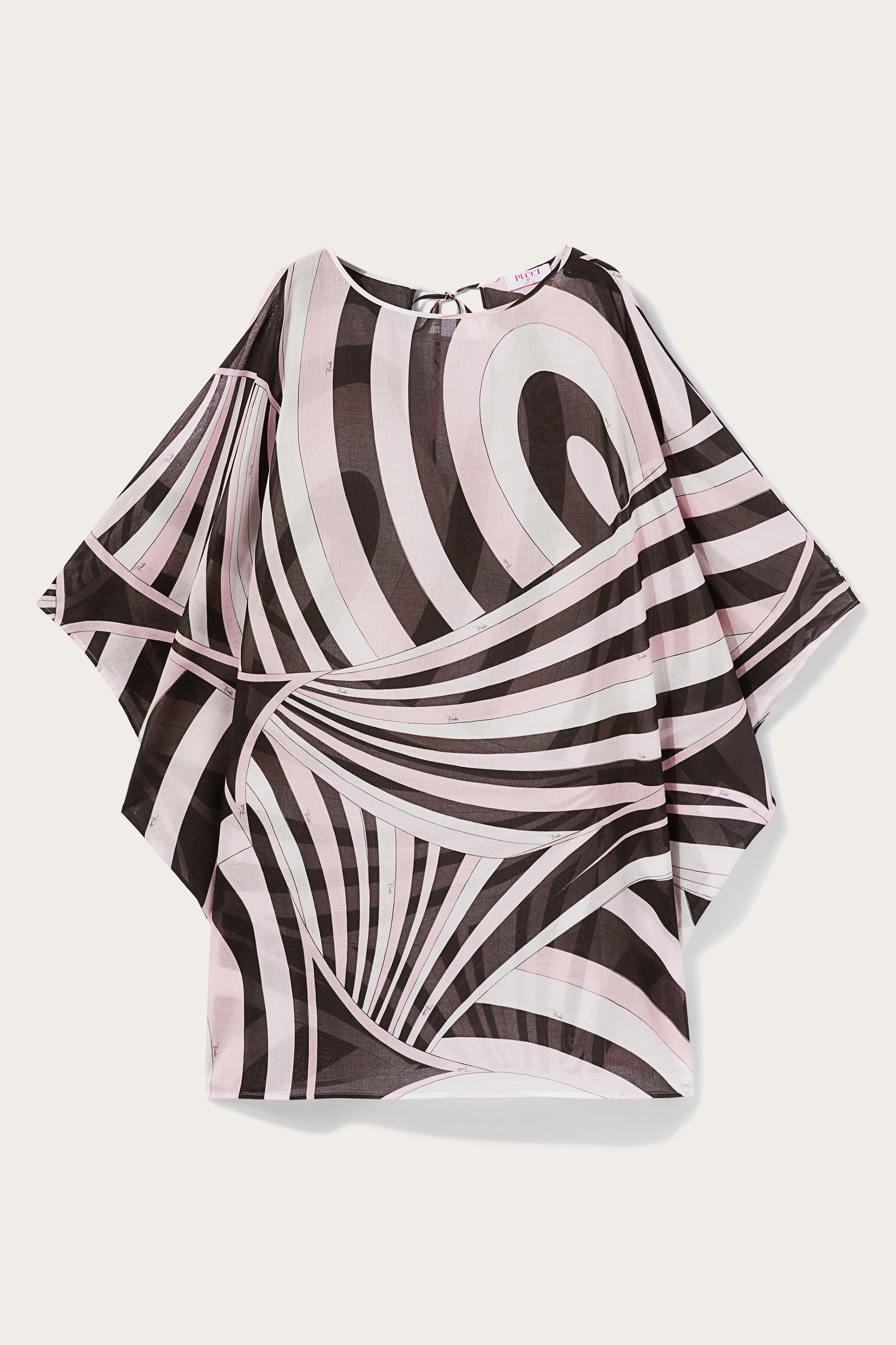 Iride-Print Cotton Kaftan View 1 - Pucci
