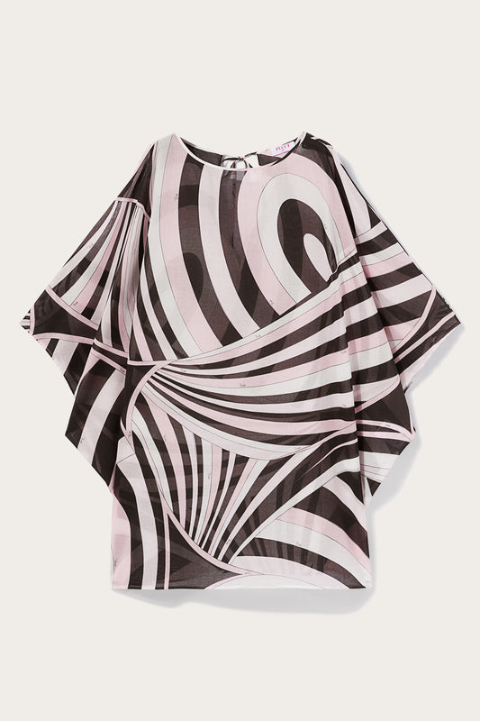 Iride-Print Cotton Kaftan View 1 - Pucci