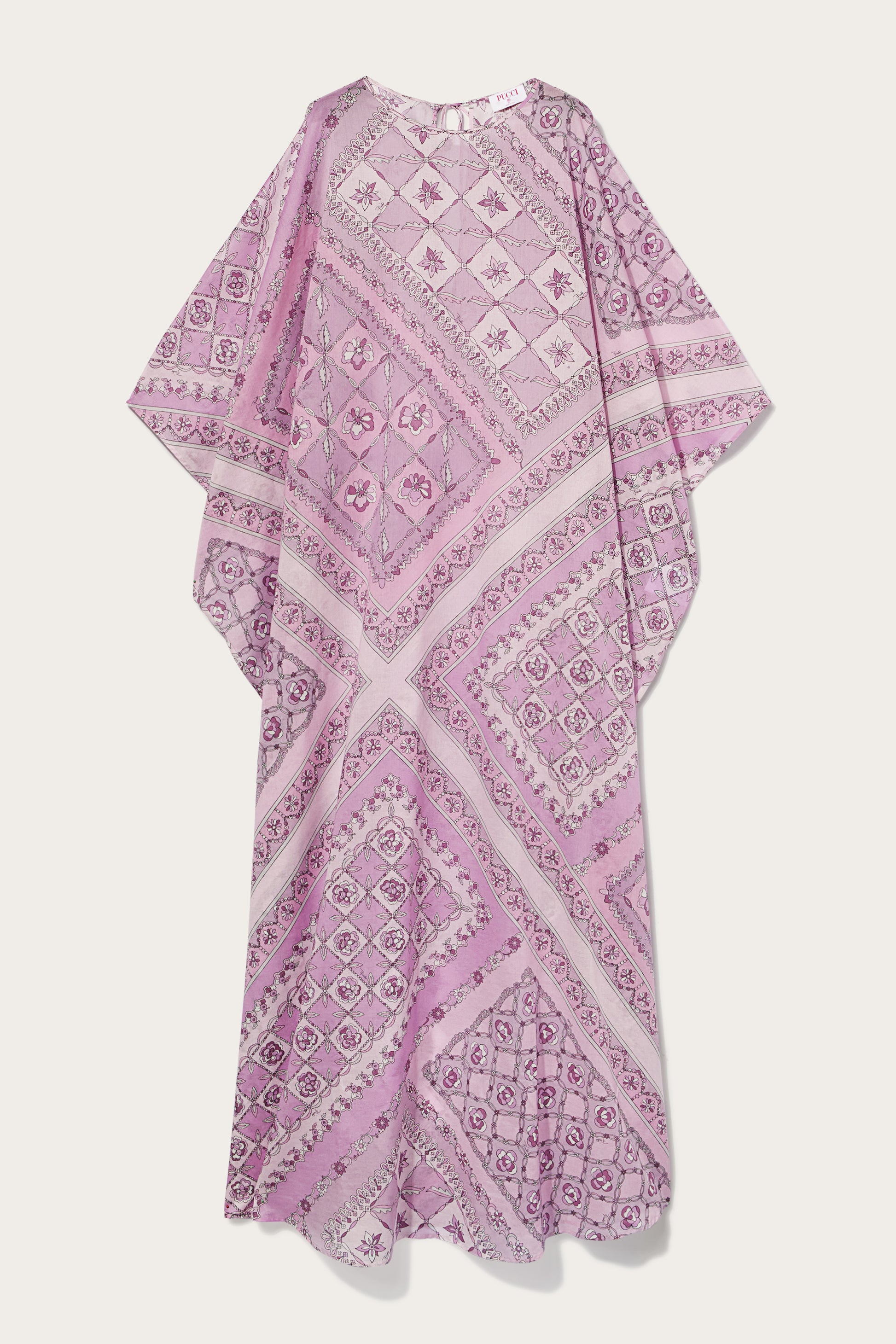 Festa-Print Cotton Kaftan View 1 - Pucci