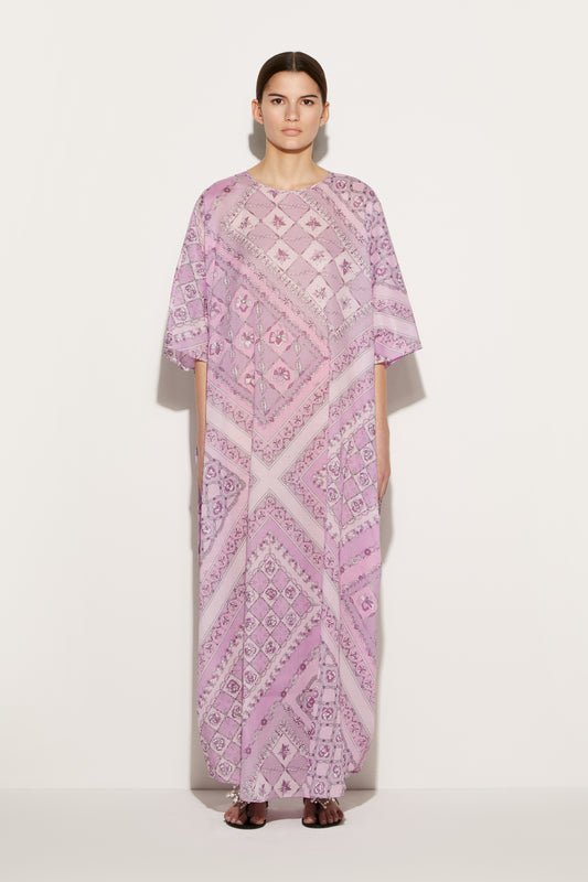 Festa-Print Cotton Kaftan View 2 - Pucci
