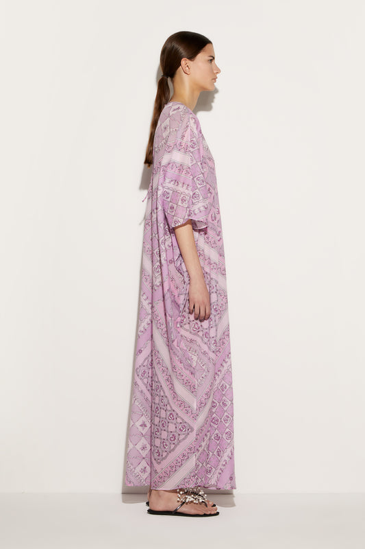 Festa-Print Cotton Kaftan View 3 - Pucci