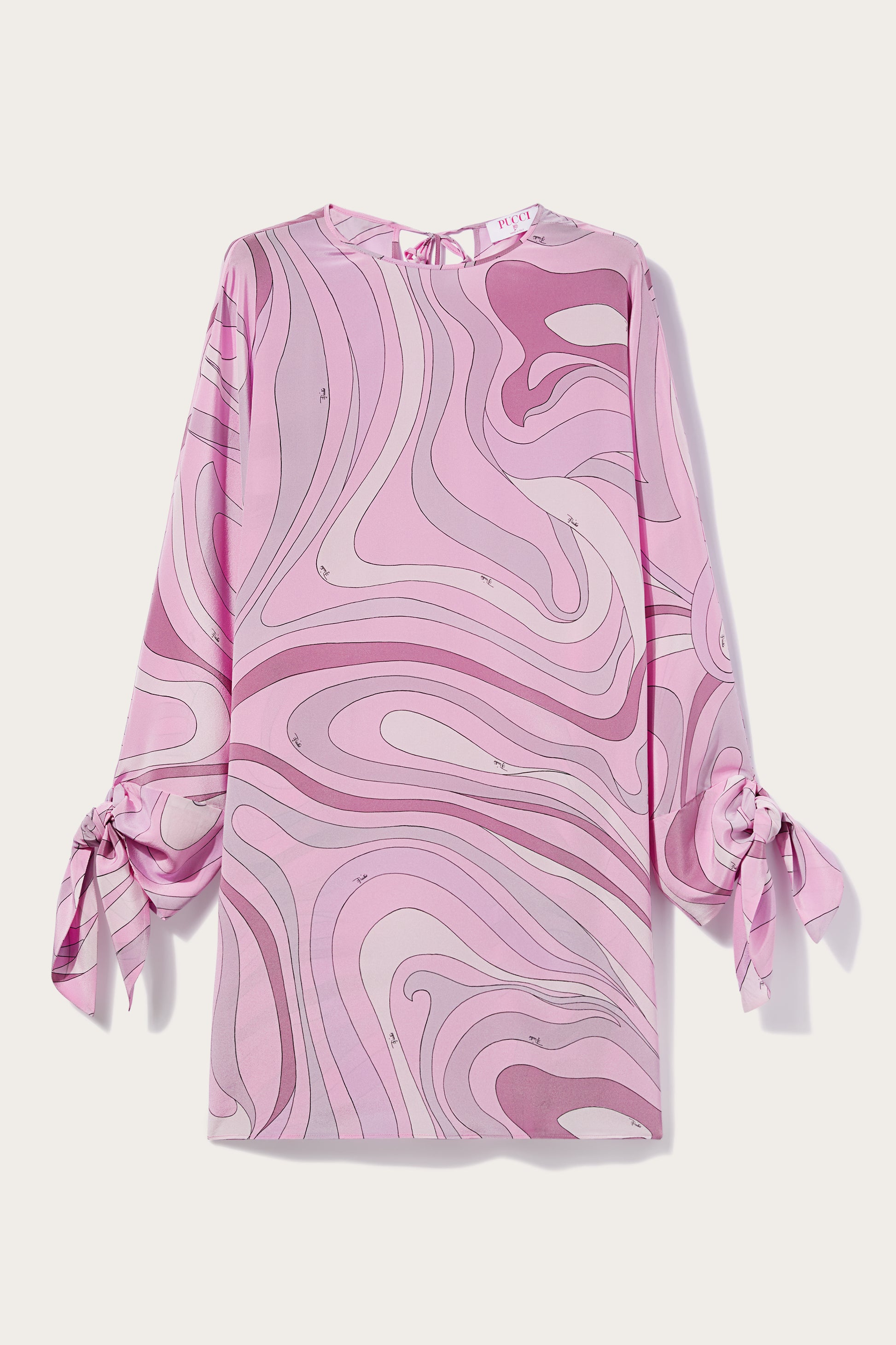 Marmo-Print Silk Kaftan View 1 - Pucci