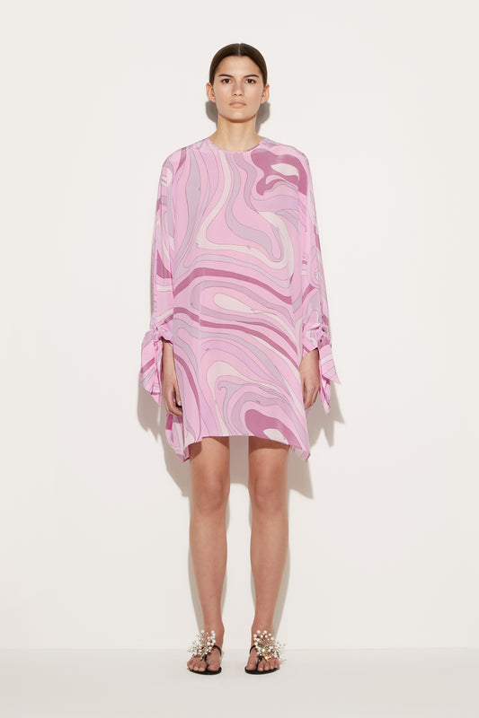 Marmo-Print Silk Kaftan View 2 - Pucci