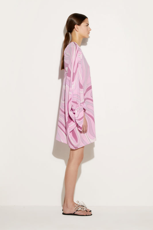Marmo-Print Silk Kaftan View 3 - Pucci