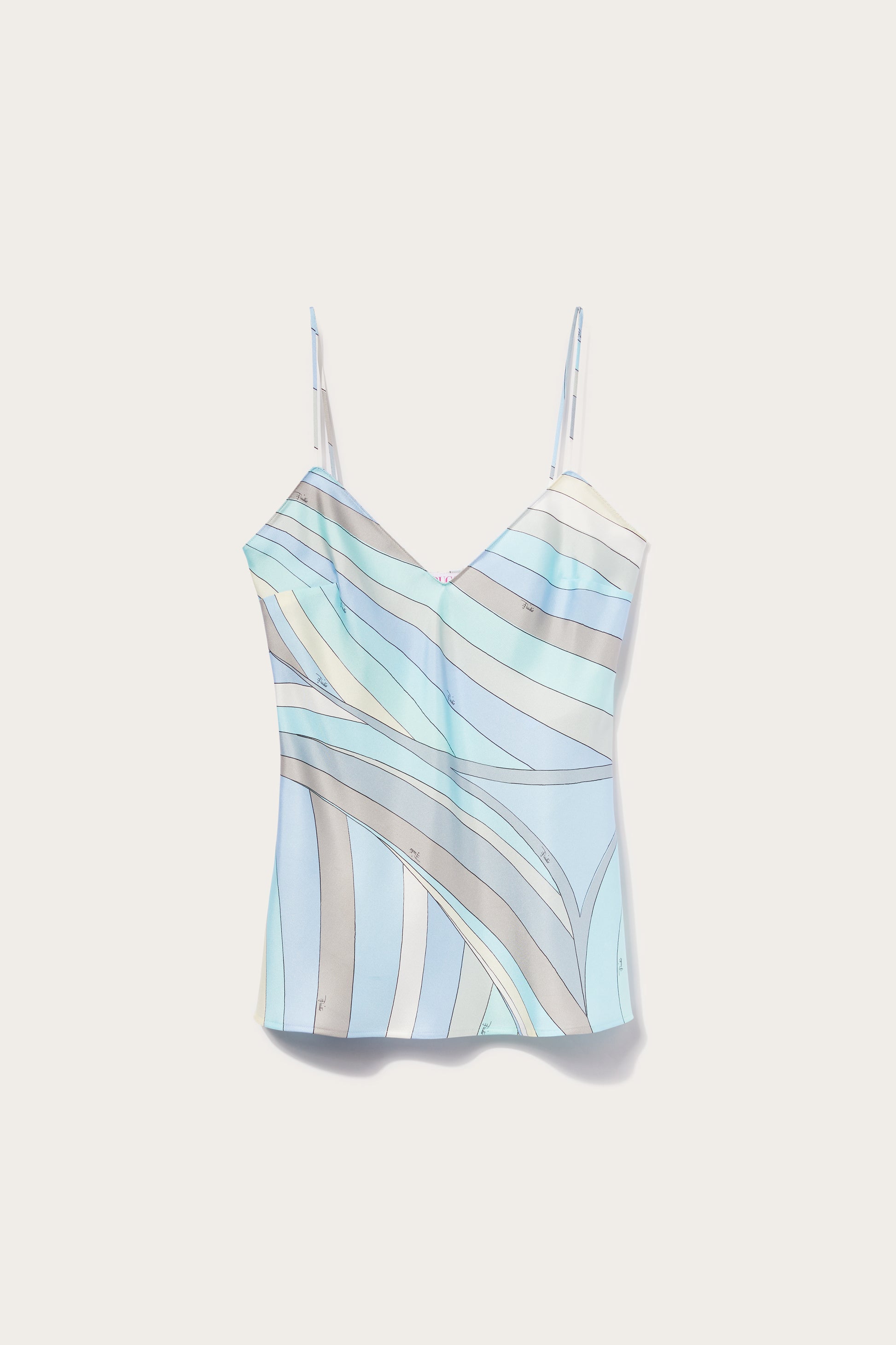 Iride-Print Silk-Twill Top View 1 - Pucci