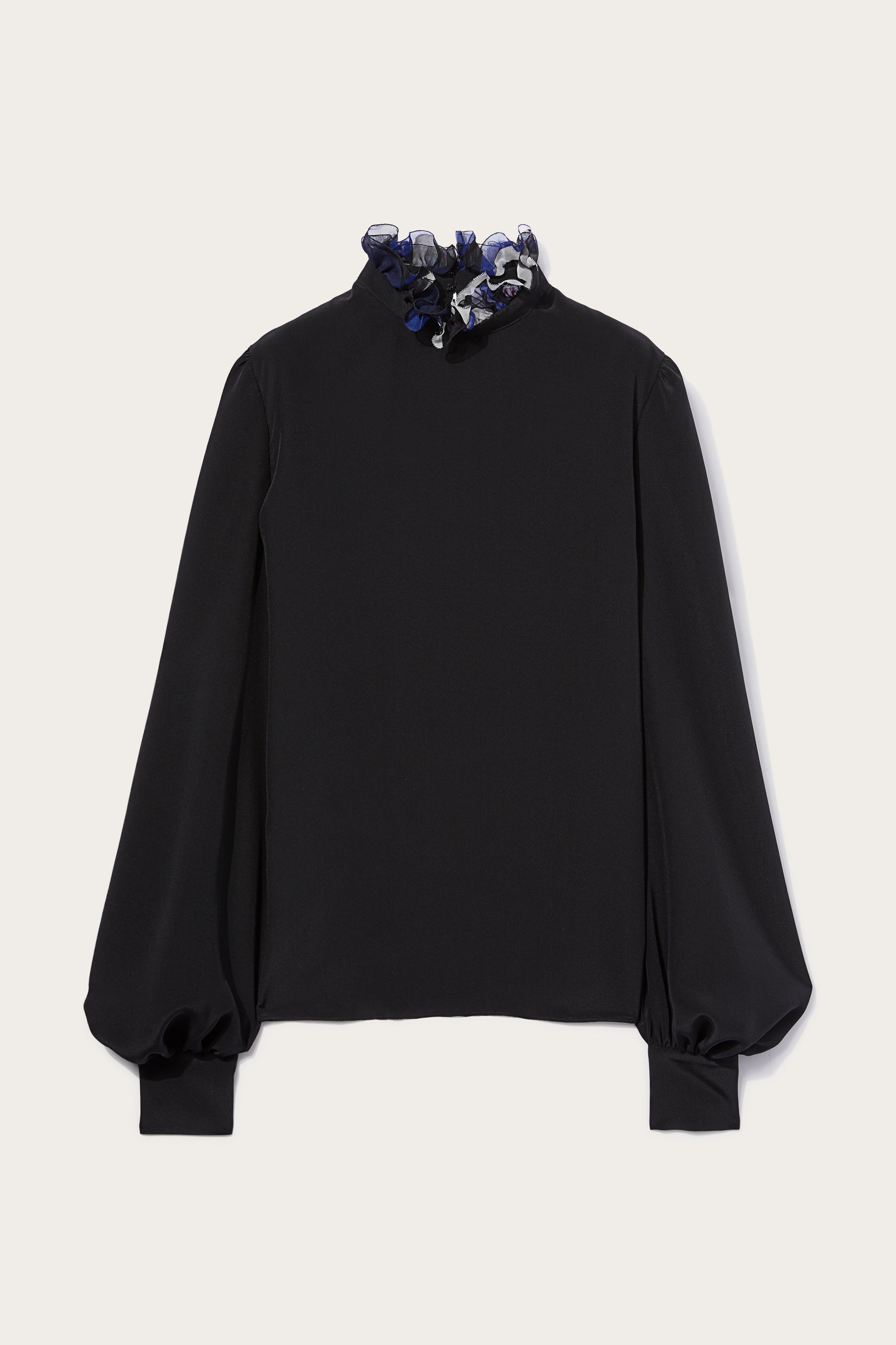 Ruffled Silk Top View 1 - Pucci