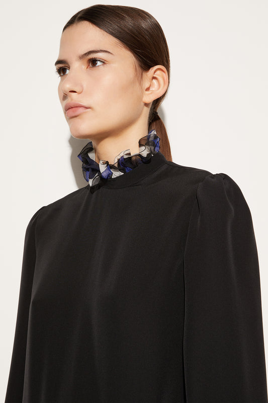 Ruffled Silk Top View 5 - Pucci