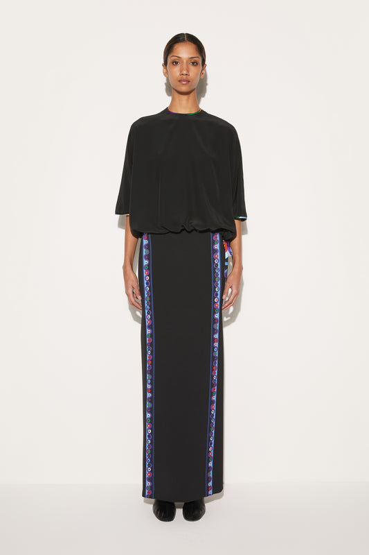 Black Silk Top View 3 - Pucci