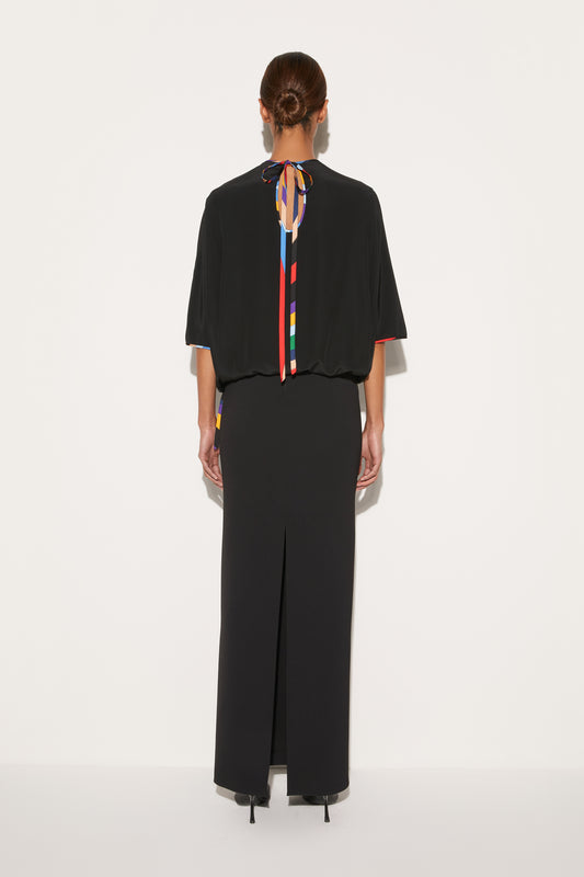 Black Silk Top View 4 - Pucci