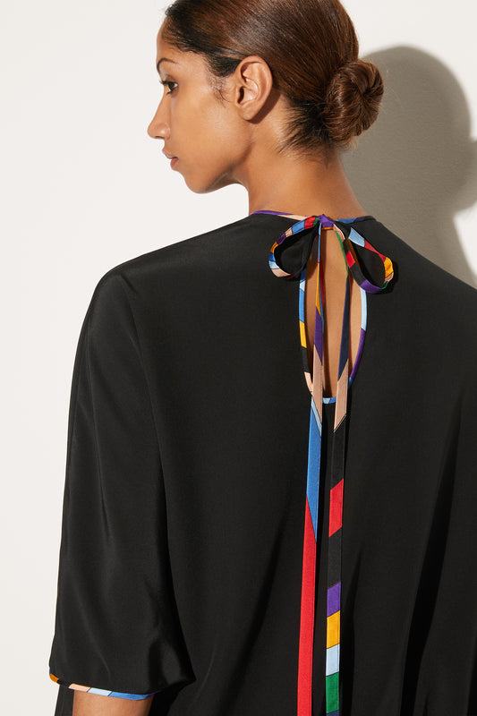 Black Silk Top View 5 - Pucci
