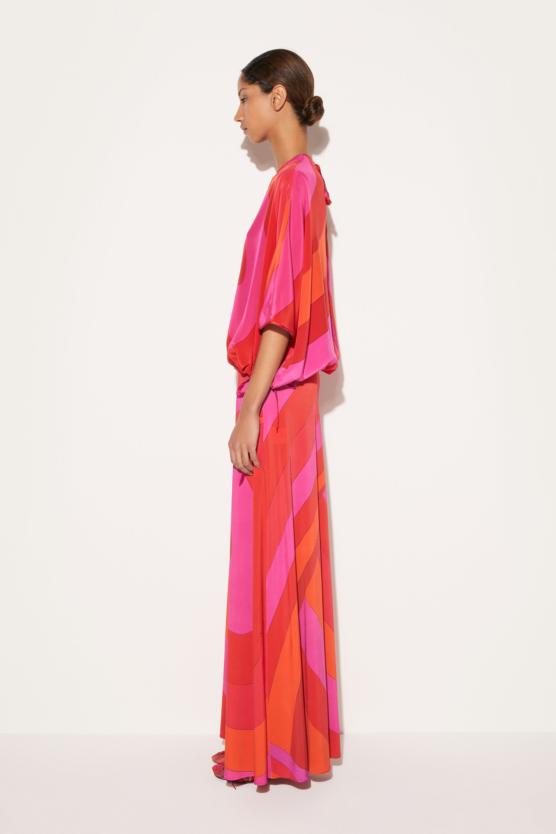 Iride-Print Silk Top View 3 - Pucci