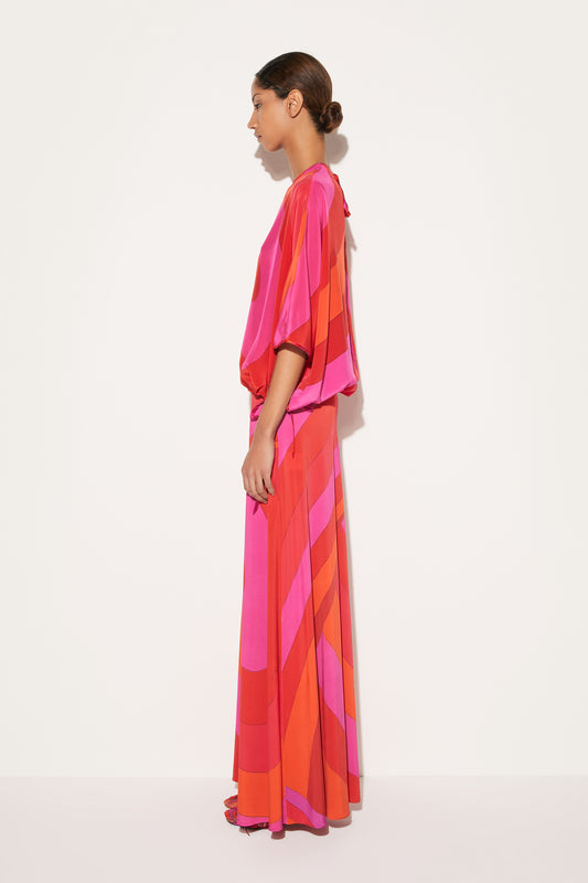 Iride-Print Silk Top View 3 - Pucci