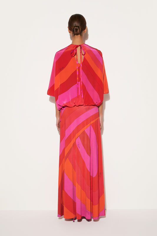 Iride-Print Silk Top View 4 - Pucci