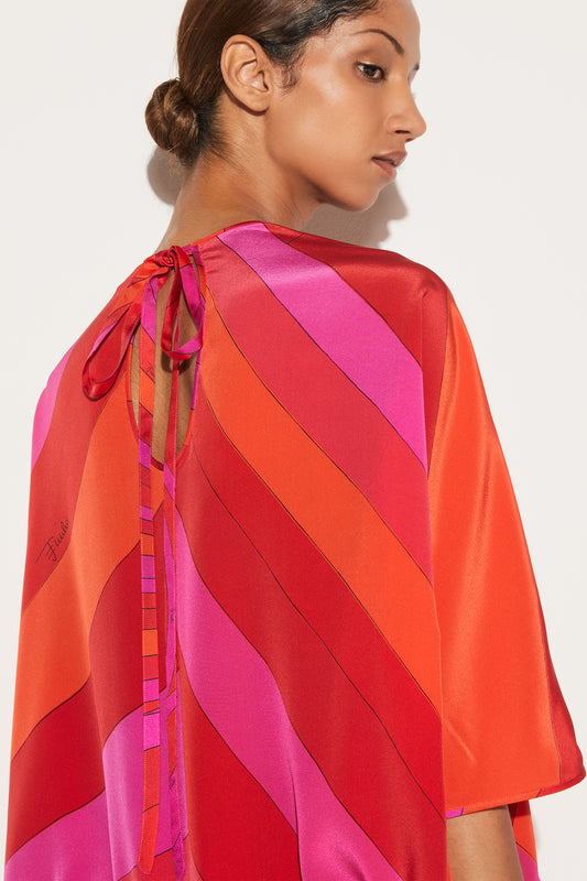 Iride-Print Silk Top View 5 - Pucci