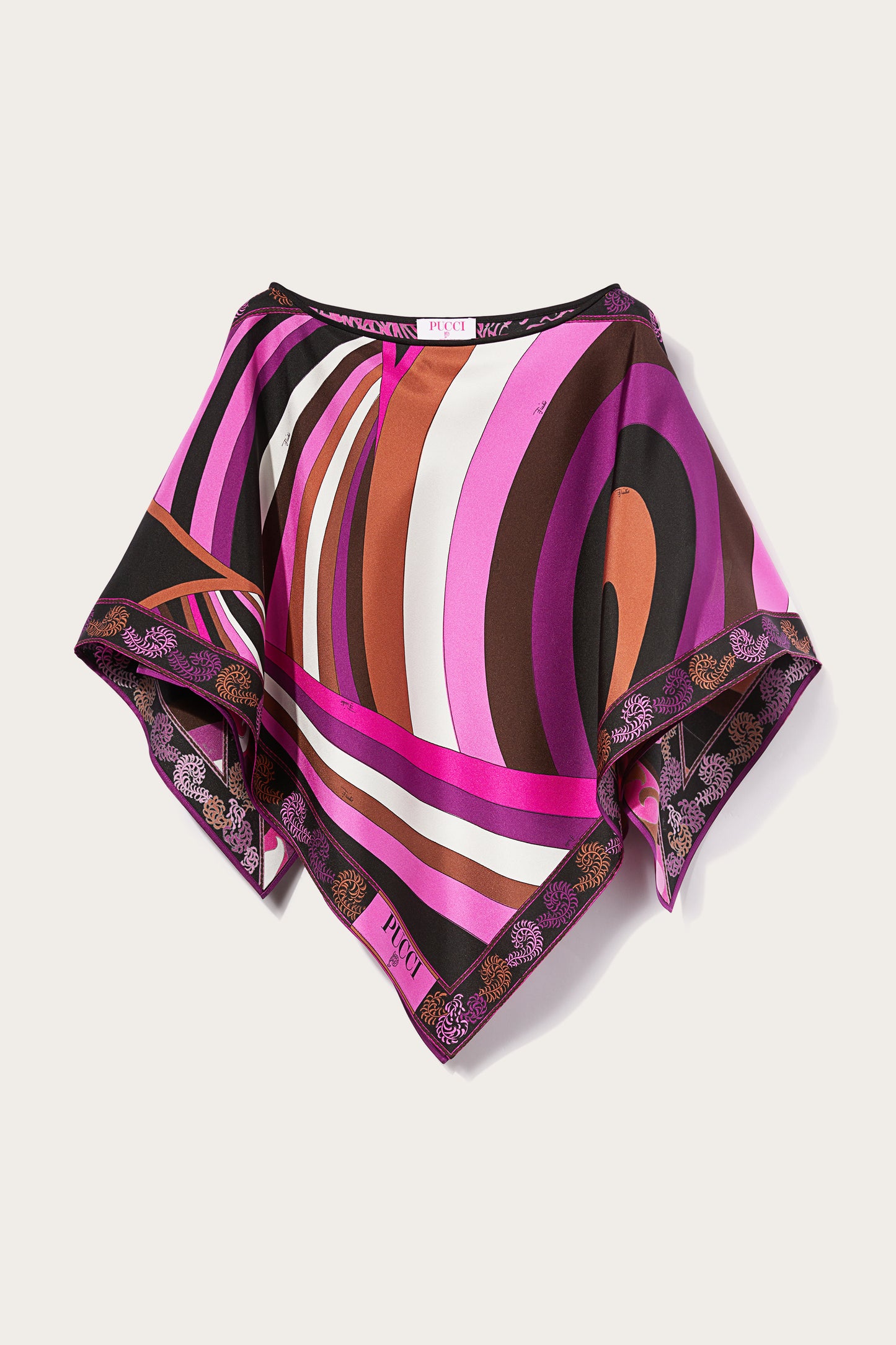 Iride And Struzzo-Print Kaftan Top View 1 - Pucci