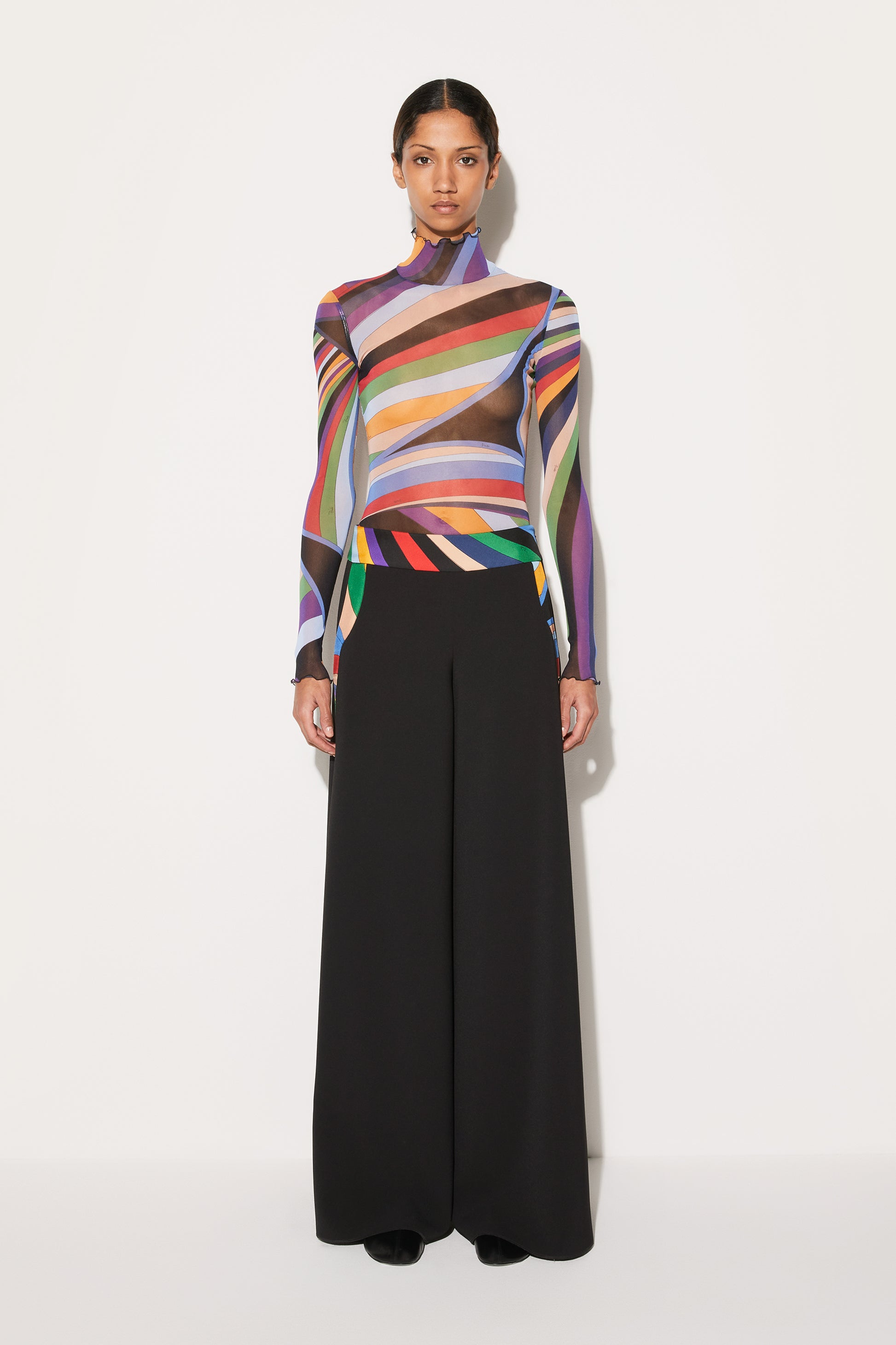 Palazzo Trousers View 2 - Pucci